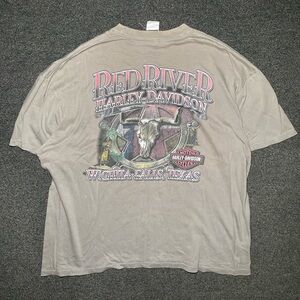 Harley Davidson Motorcycle Wichita falls,texas graphic biker shirt size 2xl